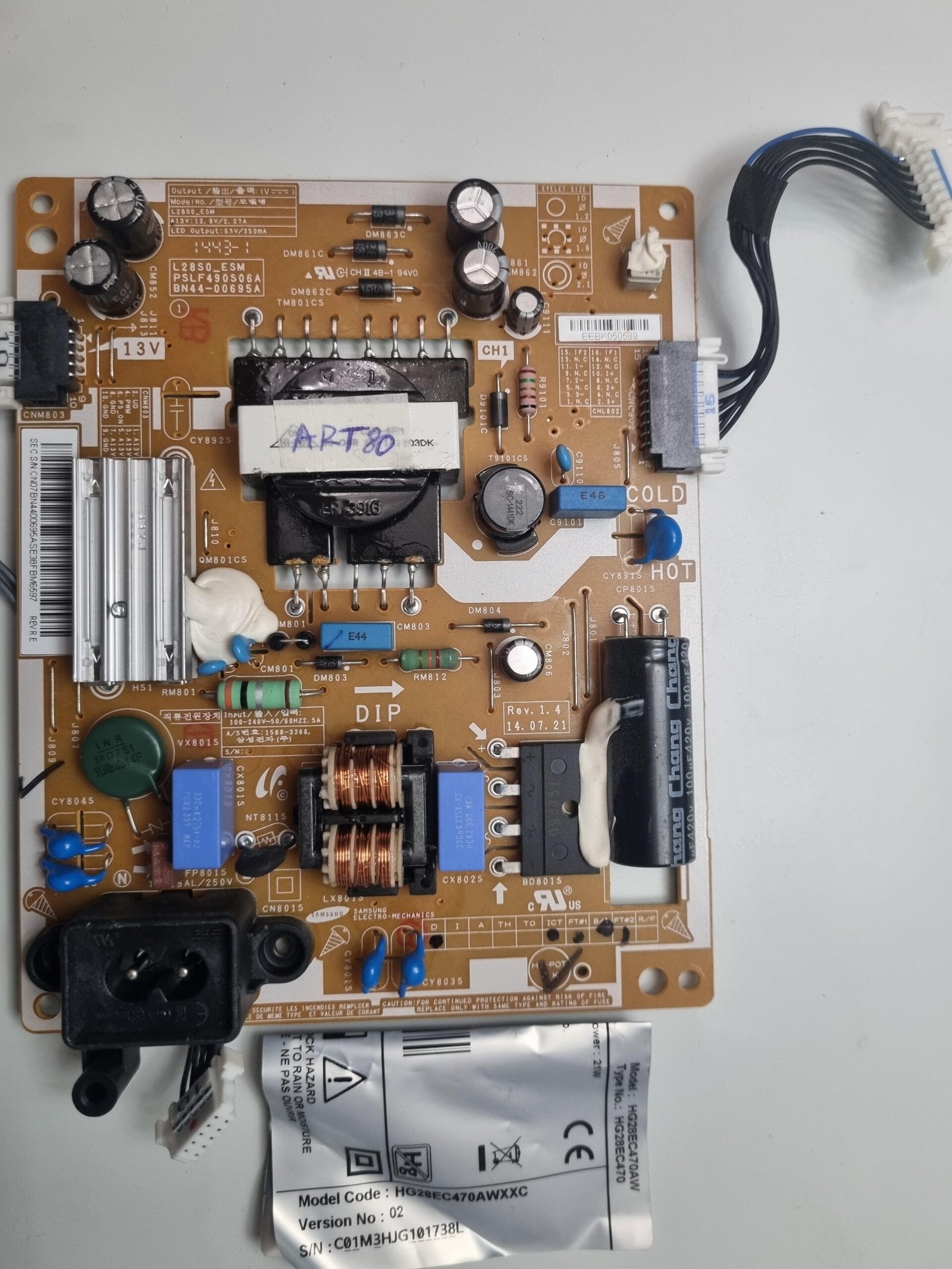 CARTE ALIMENTATION 17IPS11 ( harrow HL32HD83B ) EUR 30,00 - FR