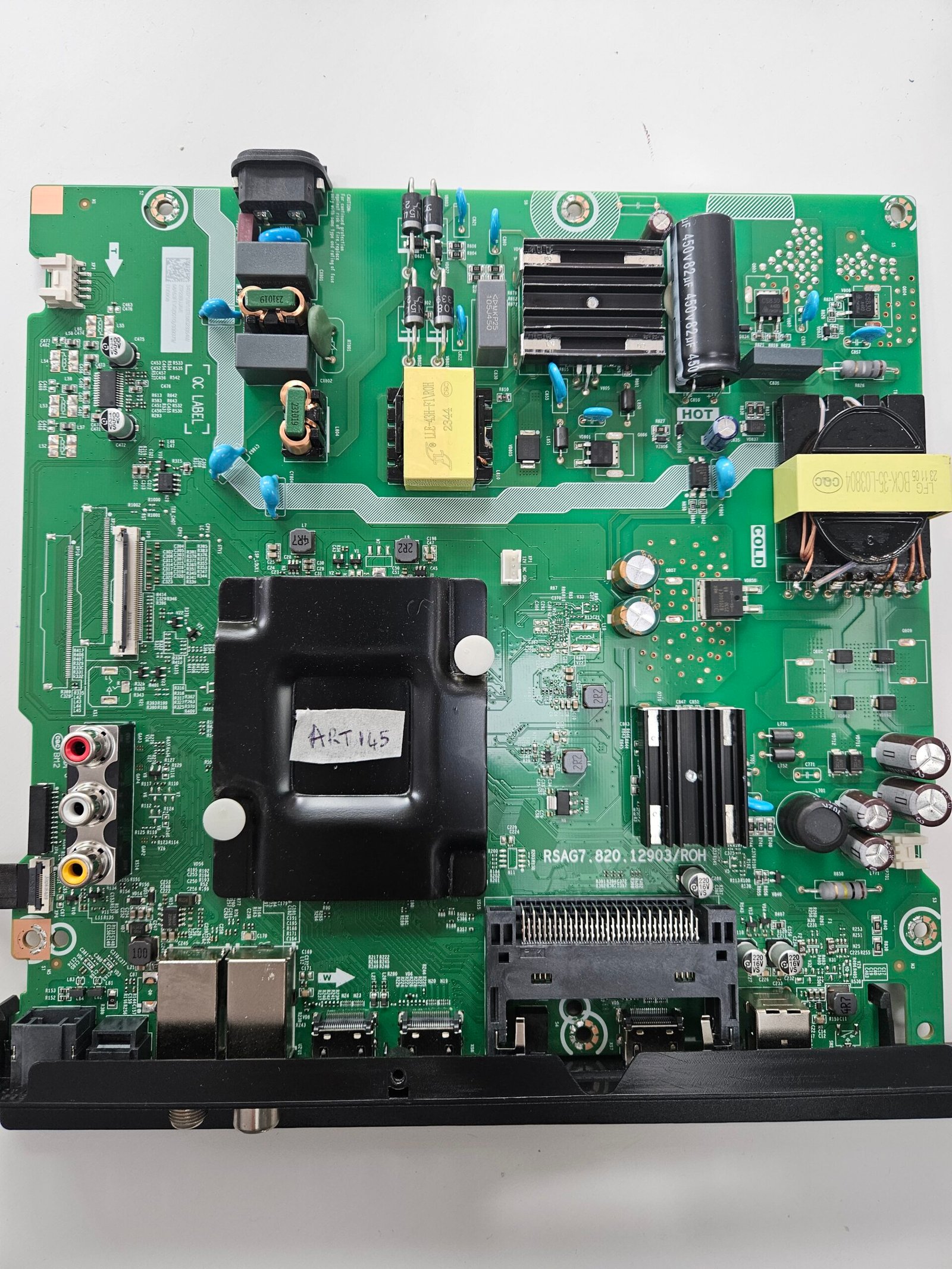 PIECES DETACHEES: Carte mère Tv Hisense HE65A6100UWTS LED BACKLIGHT (A001) RSAG7.820.7921/ROH - D'occasion en très bon état